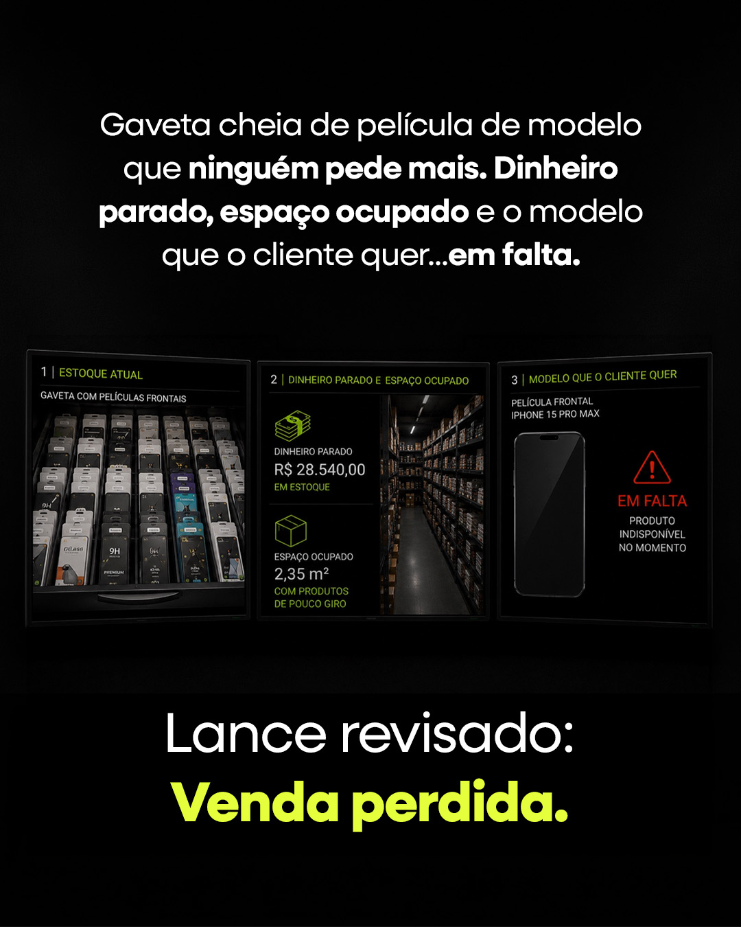 Criativo ProtectPro sobre estoque de películas e oportunidades de venda